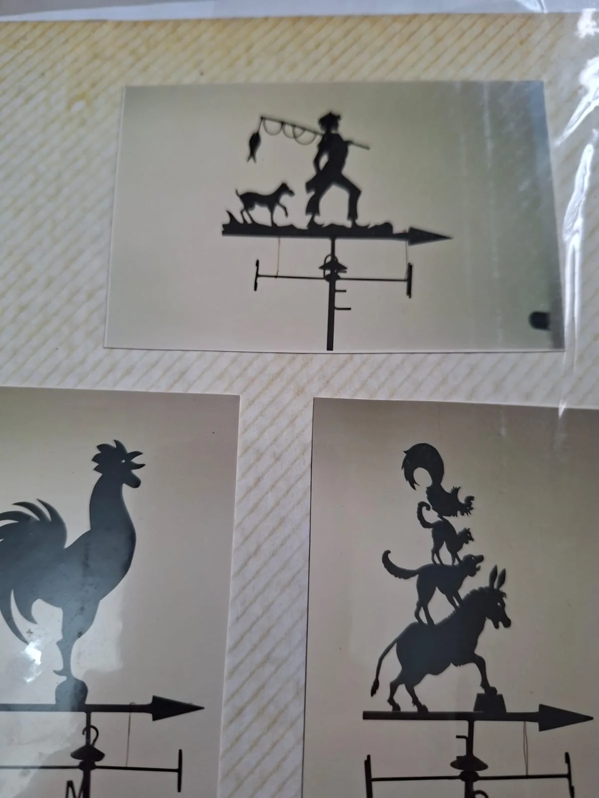 Modelos ornamentales de veletas Mantelli